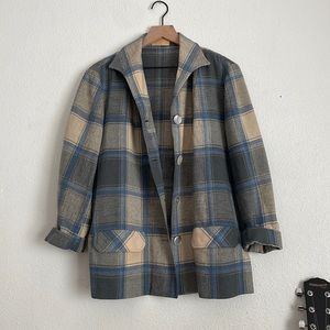 Pendleton plaid shirt jacket